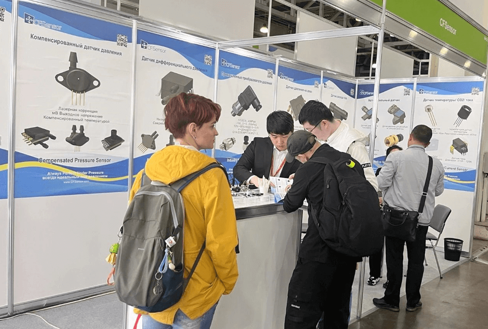 CFSensor Debuts at the 28th ExpoElectronica 2025 in Moscow, Empowering Global Smart Manufacturing with Innovative Sensing Technology 14 cfsensor sales & customer communication sensors1